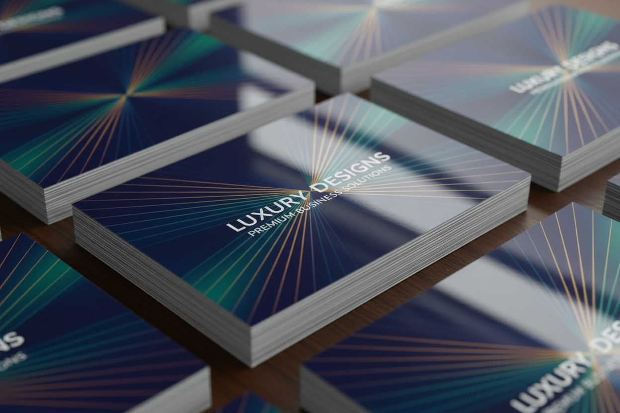 14pt UV coated business cards
